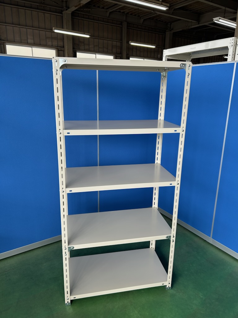 スチール棚　W880×D450×H1800　軽量棚