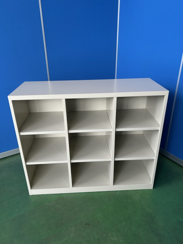 生興　背面ロッカー　ニューグレー　9人用　オフィスロッカー