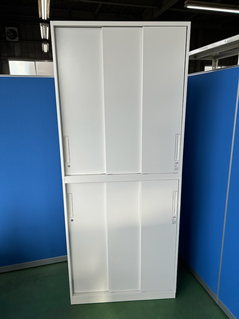 コクヨ　エディア　ホワイト　オフィスキャビネット　上下セット