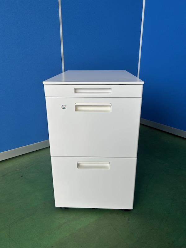 コクヨ　GTワゴン　3段　ホワイト　デスクワゴン