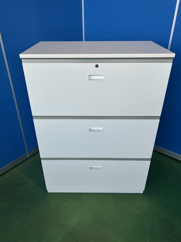 イトーキ　シンラインキャビネット　ホワイト　W800　オフィスキャビネット