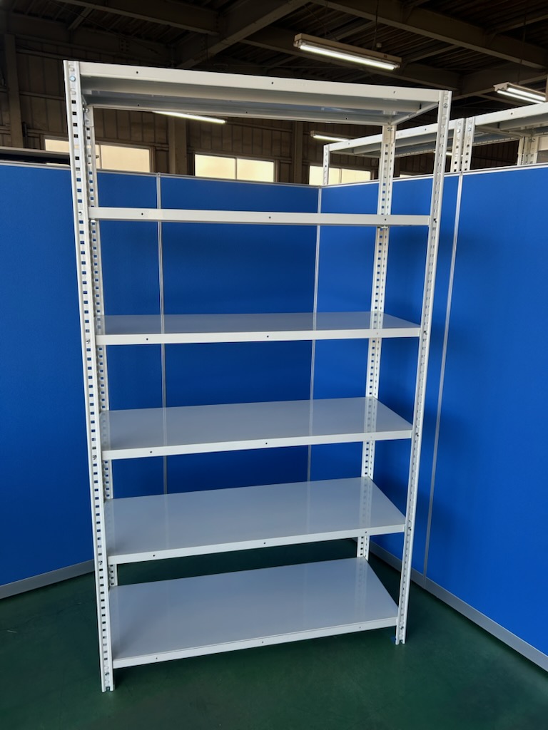 オカムラ　63型スチール棚　W1200×D450×H2100［452］