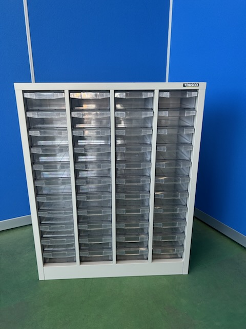 トラスコ　バンラックケース　W708×D240×H880　ネオグレー［462］