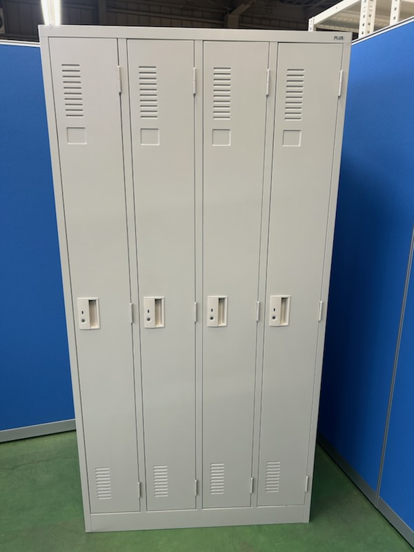 プラス　LK　4人用　W900　エルグレー　オフィスロッカー［494］