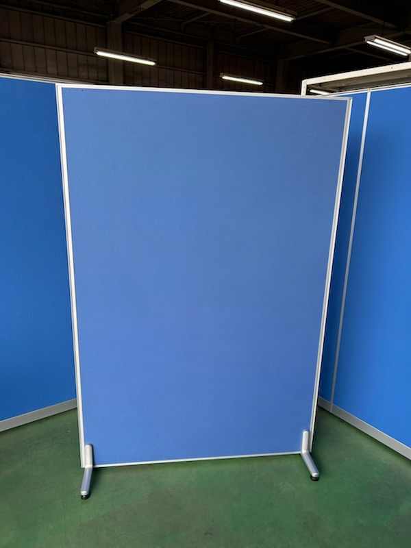 カグクロ　W1200　ブルー　ローパーティション［519］