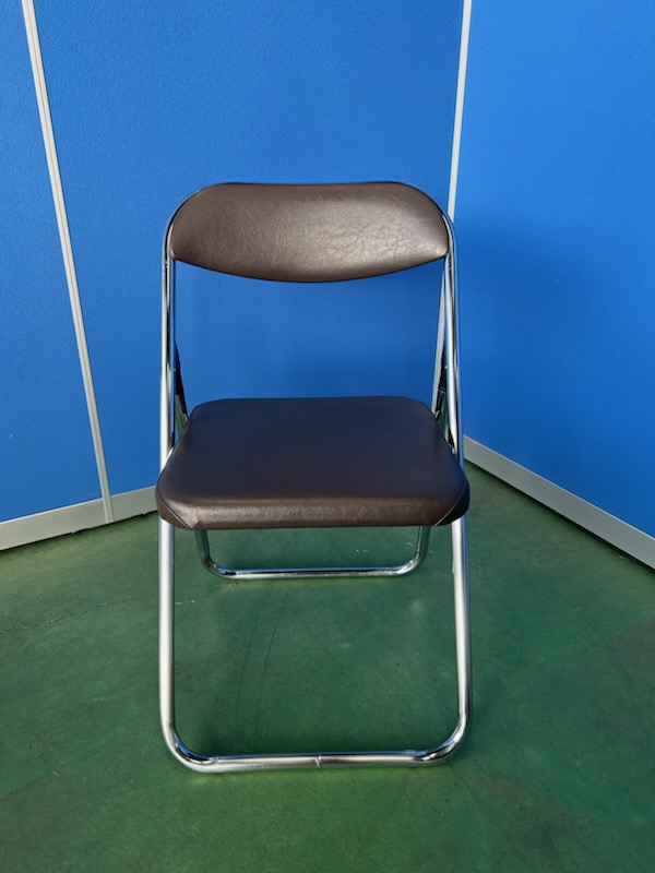 折りたたみイス　ブラウン［558］