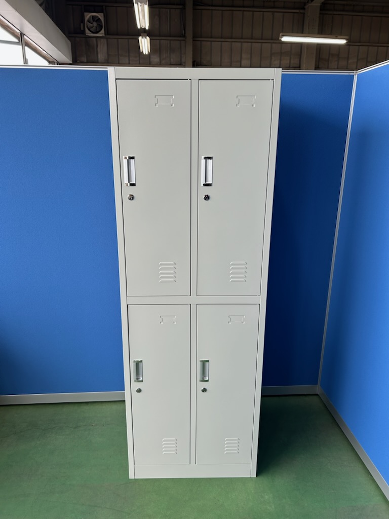 4人用ロッカー　ニューグレー　オフィスロッカー［568］