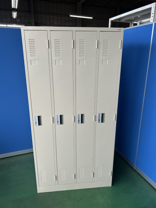 プラス　LK　4人用　W900　ベージュ　オフィスロッカー［805］