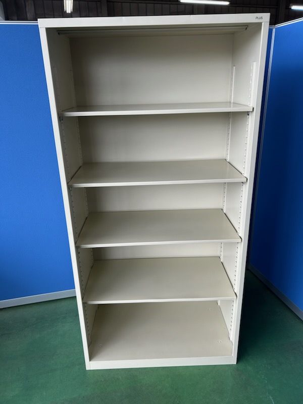 プラス　オープン書庫　W880×D515×H1790　オフィスキャビネット［847］