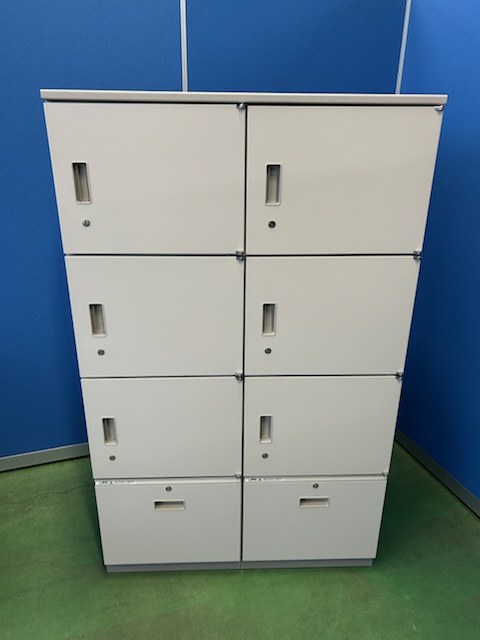 イトーキ　シンラインキャビネット　ホワイト　オフィスキャビネット