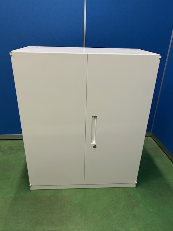 イナバ　オプティホワイト　H1100　両開き書庫　ベース：ホワイト